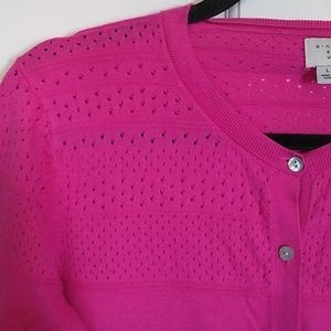 A New Day Pink Cardigan Size Large